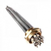 Блок Галан ТЭН RDT 9000W(3000x3), нерж, D48, G1 1/2", L400мм, 220V, 68590