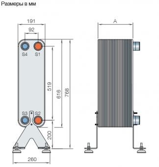 Теплообменник паяный пластинчатый  Alfa Laval CB110