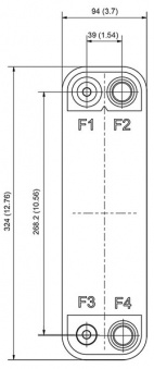 Теплообменник паяный пластинчатый Swep B20