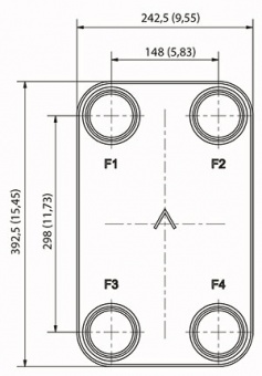 Теплообменник паяный пластинчатый Swep B315