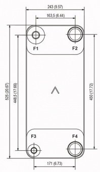 Теплообменник паяный пластинчатый Swep B200T